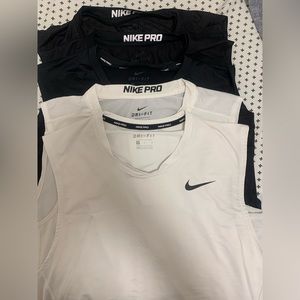 Nike pro sleeveless shirts